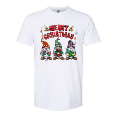 Merry Christmas Gnomies Cool Gift Softstyle CVC T-Shirt