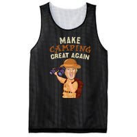 Make Camping Great Again Trump President Camper Funny Gift Mesh Reversible Basketball Jersey Tank