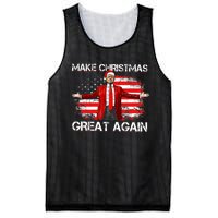 Make Christmas Great Again Santa Funny Trump Xmas Pajamas Mesh Reversible Basketball Jersey Tank