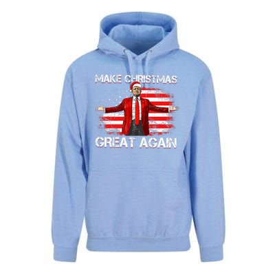 Make Christmas Great Again Santa Funny Trump Xmas Pajamas Unisex Surf Hoodie