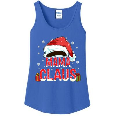 Mama Claus Group Funny Gift Matching Family Christmas Great Gift Ladies Essential Tank