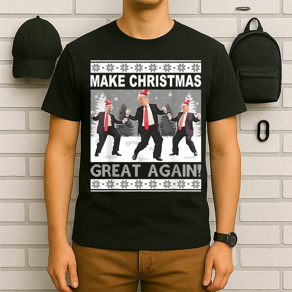 Make Christmas Great Again Trump Dancing T-Shirt