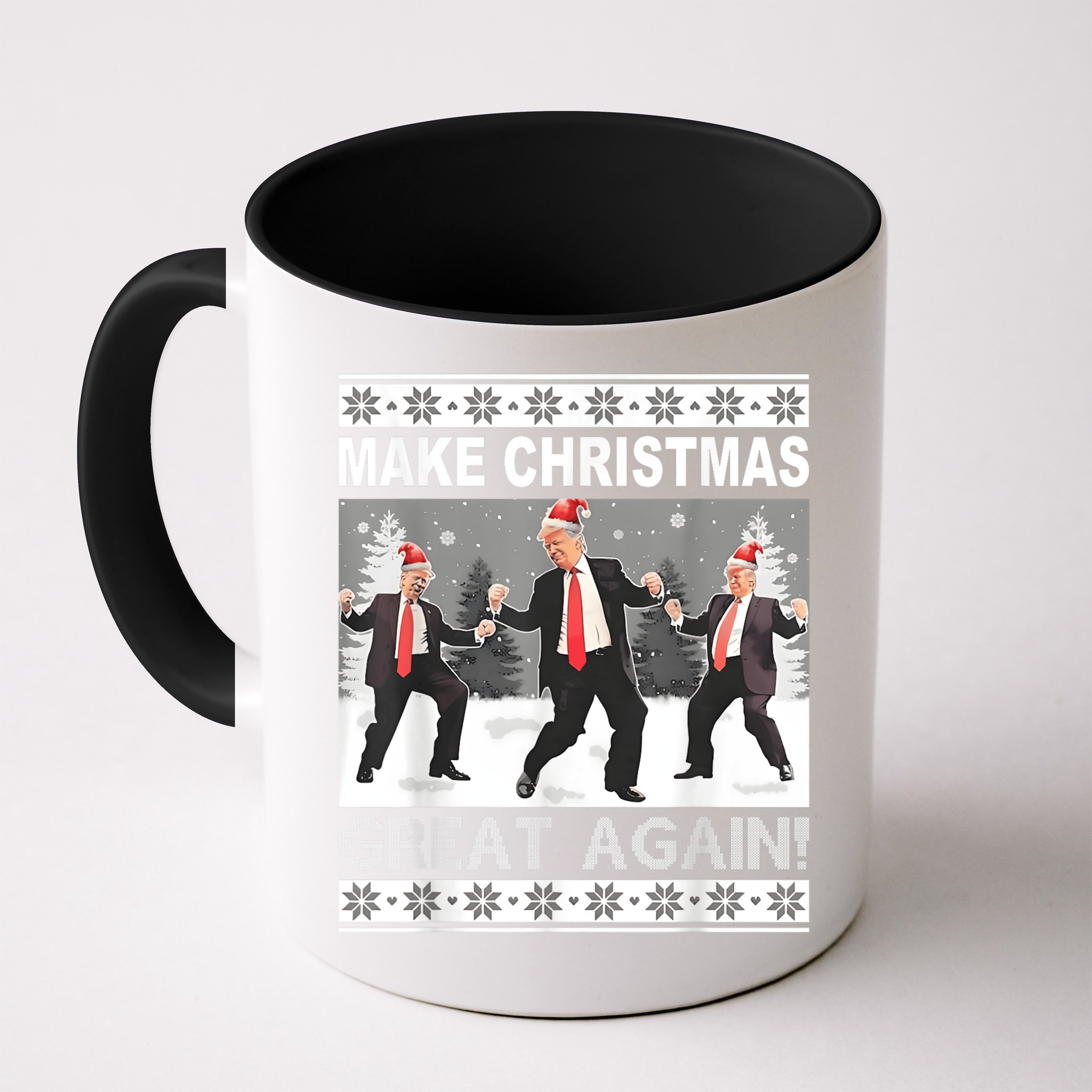 Make Christmas Great Again Trump Dancing Mug