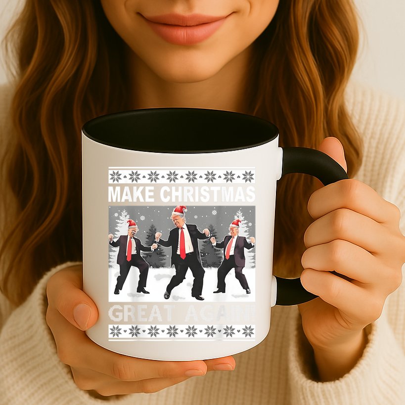 Make Christmas Great Again Trump Dancing Mug