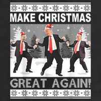 Make Christmas Great Again Trump Dancing Beanie