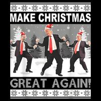 Make Christmas Great Again Trump Dancing Tank Top
