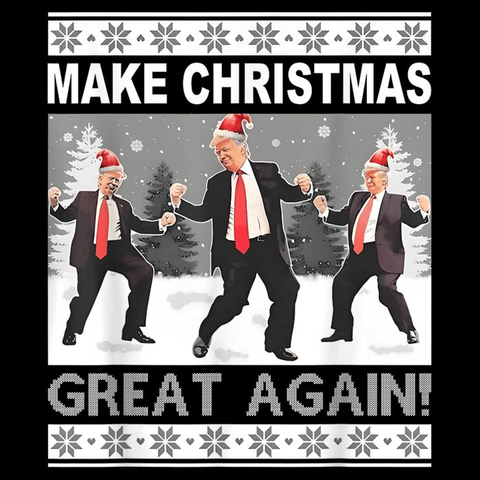 Make Christmas Great Again Trump Dancing Tank Top