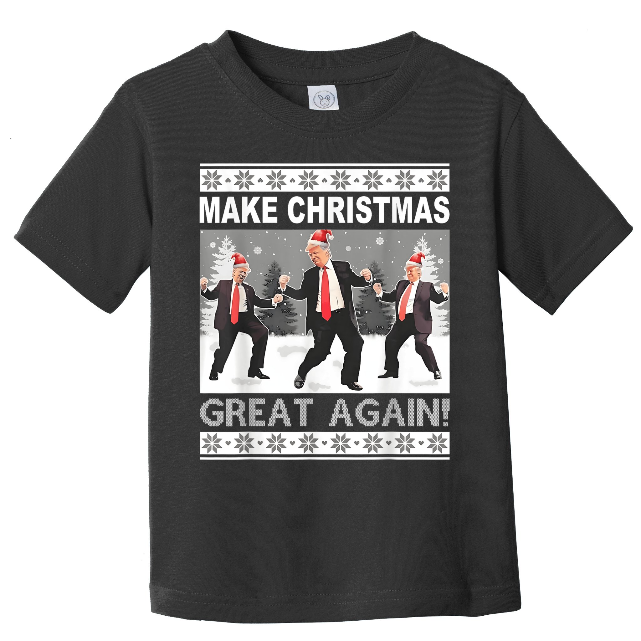 Make Christmas Great Again Trump Dancing Toddler T-Shirt