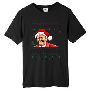 Make Christmas Great Again Ugly Sweater Trump 2025 Tall Fusion ChromaSoft Performance T-Shirt