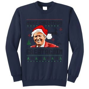 Make Christmas Great Again Ugly Sweater Trump 2025 Sweatshirt