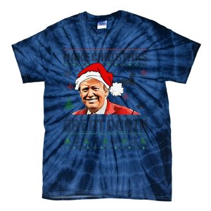 Make Christmas Great Again Ugly Sweater Trump 2025 Tie-Dye T-Shirt