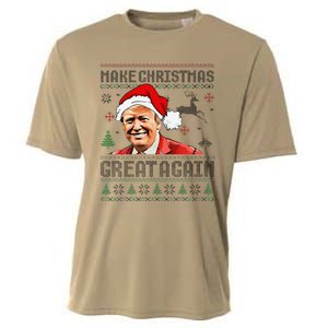 Make Christmas Great Again Ugly Sweater Trump 2025 Cooling Performance Crew T-Shirt