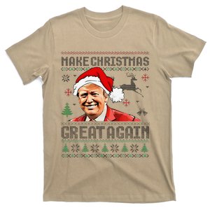 Make Christmas Great Again Ugly Sweater Trump 2025 T-Shirt