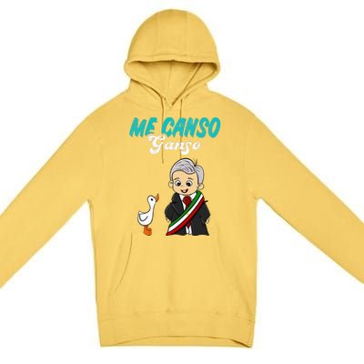 Me Canso Ganso Baby Amlo Cute Lopez Obrador Mexico Premium Pullover Hoodie