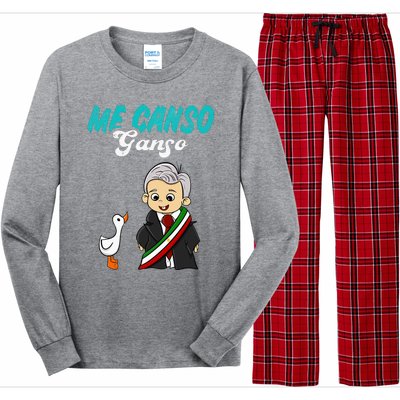 Me Canso Ganso Baby Amlo Cute Lopez Obrador Mexico Long Sleeve Pajama Set