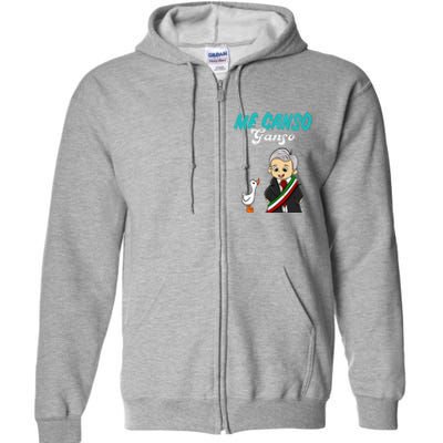 Me Canso Ganso Baby Amlo Cute Lopez Obrador Mexico Full Zip Hoodie