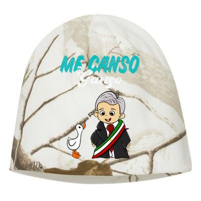 Me Canso Ganso Baby Amlo Cute Lopez Obrador Mexico Kati - Camo Knit Beanie