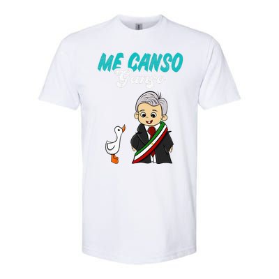 Me Canso Ganso Baby Amlo Cute Lopez Obrador Mexico Softstyle CVC T-Shirt