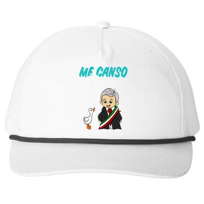 Me Canso Ganso Baby Amlo Cute Lopez Obrador Mexico Snapback Five-Panel Rope Hat