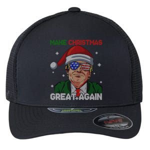 Make Christmas Great Again Funny Trump Ugly Christmas Meaningful Gift Flexfit Unipanel Trucker Cap