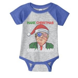 Make Christmas Great Again Funny Trump Ugly Christmas Meaningful Gift Infant Baby Jersey Bodysuit