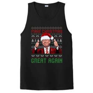 Make Christmas Great Again Santa Trump 2024 Ugly Sweater PosiCharge Competitor Tank