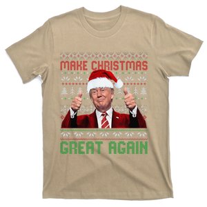 Make Christmas Great Again Santa Trump 2024 Ugly Sweater T-Shirt