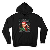 Make Christmas Great Again Funny Trump Xmas Snow Pajama Ugly Tall Hoodie