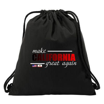 Make California Great Again Drawstring Bag