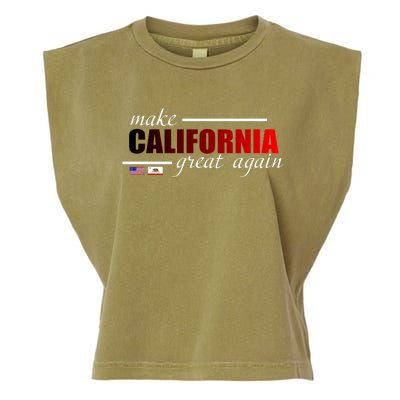 Make California Great Again Garment-Dyed Women's Muscle Tee