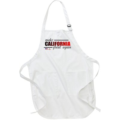 Make California Great Again Full-Length Apron With Pockets