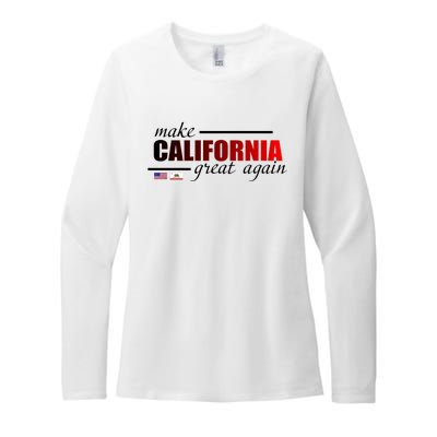 Make California Great Again Womens CVC Long Sleeve Shirt