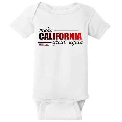 Make California Great Again Baby Bodysuit