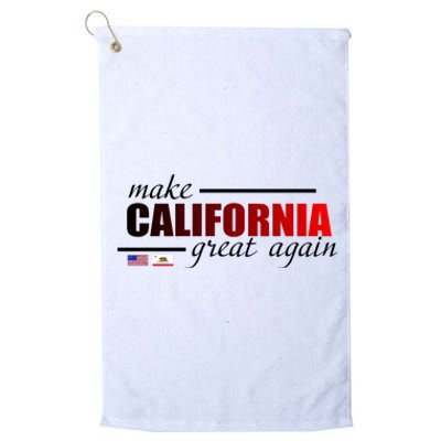 Make California Great Again Platinum Collection Golf Towel