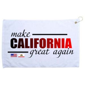 Make California Great Again Grommeted Golf Towel