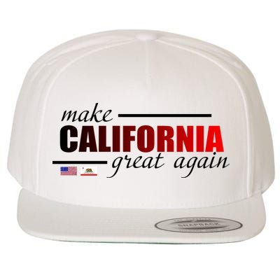 Make California Great Again Wool Snapback Cap
