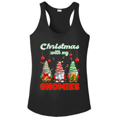 Merry Christmas Gnome Christmas With My Gnomies Gift Ladies PosiCharge Competitor Racerback Tank