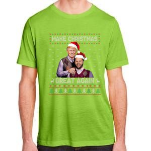 Make Christmas Great Again Funny Trump Vance Xmas Pajamas Gift Adult ChromaSoft Performance T-Shirt