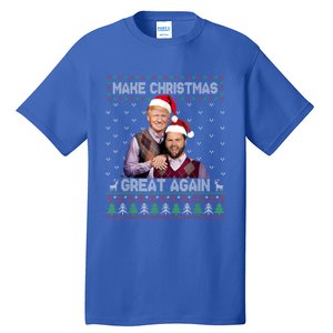 Make Christmas Great Again Funny Trump Vance Xmas Pajamas Gift Tall T-Shirt