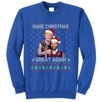 Make Christmas Great Again Funny Trump Vance Xmas Pajamas Gift Tall Sweatshirt