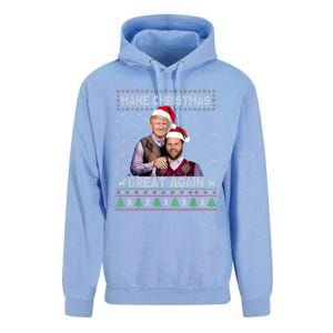 Make Christmas Great Again Funny Trump Vance Xmas Pajamas Gift Unisex Surf Hoodie