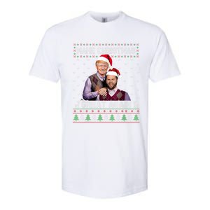 Make Christmas Great Again Funny Trump Vance Xmas Pajamas Gift Softstyle CVC T-Shirt