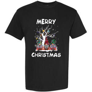 Merry Christmas Gnomes Funny Xmas Family Garment-Dyed Heavyweight T-Shirt