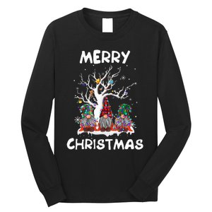 Merry Christmas Gnomes Funny Xmas Family Long Sleeve Shirt