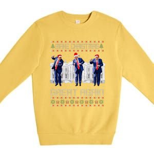 Make Christmas Great Again Ugly Sweaters Funny Trump 47 Xmas Premium Crewneck Sweatshirt