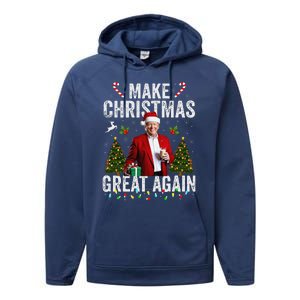 Make Christmas Great Again Performance Fleece Hoodie