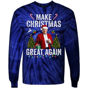 Make Christmas Great Again Tie-Dye Long Sleeve Shirt