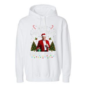 Make Christmas Great Again Garment-Dyed Fleece Hoodie