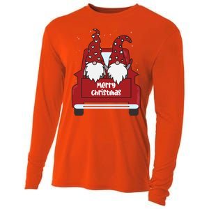 Merry Christmas Gnome Holiday Cute Cooling Performance Long Sleeve Crew