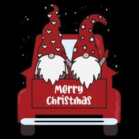 Merry Christmas Gnome Holiday Cute 16 in Basic Backpack